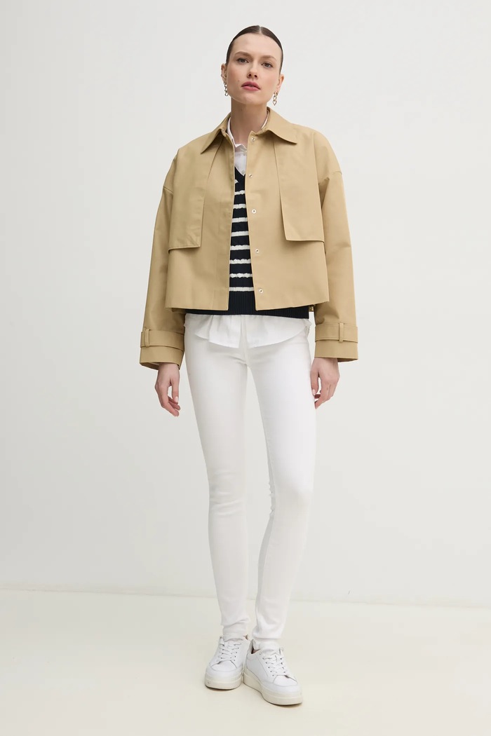 Tommy Hilfiger jeansy WW0WW44361 biały SS25