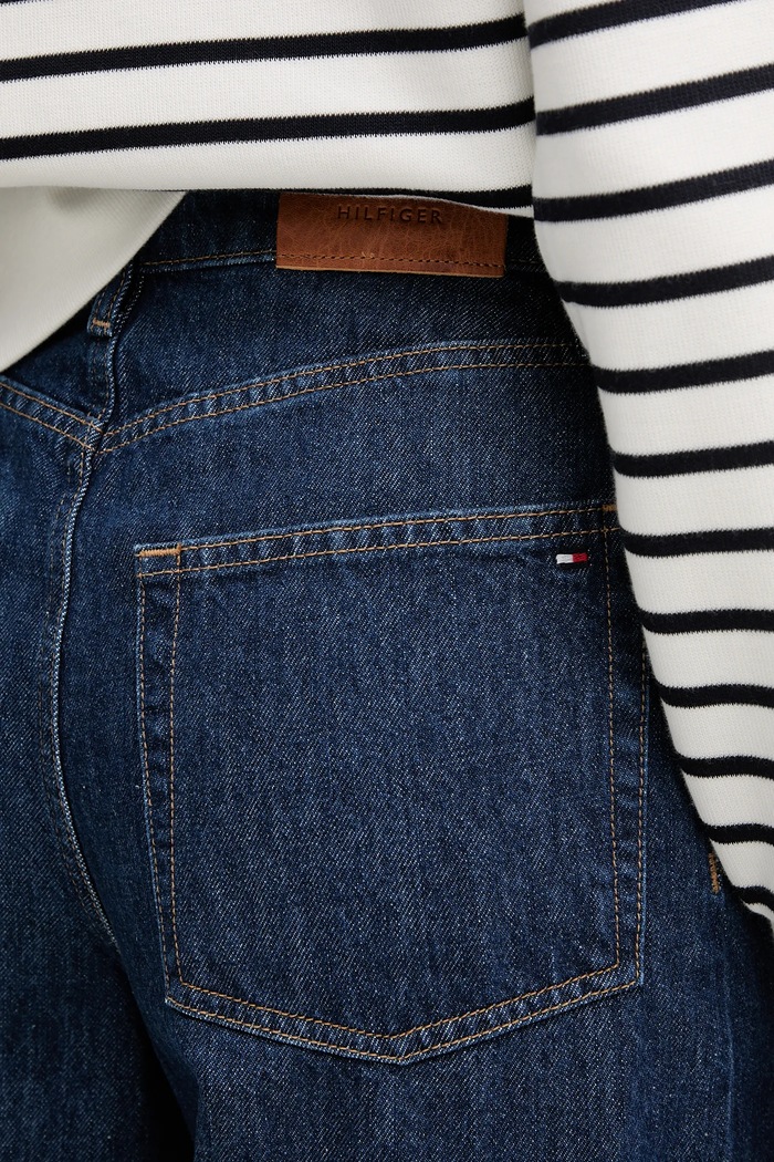 Tommy Hilfiger jeansy bawełniane granatowy WW0WW44360