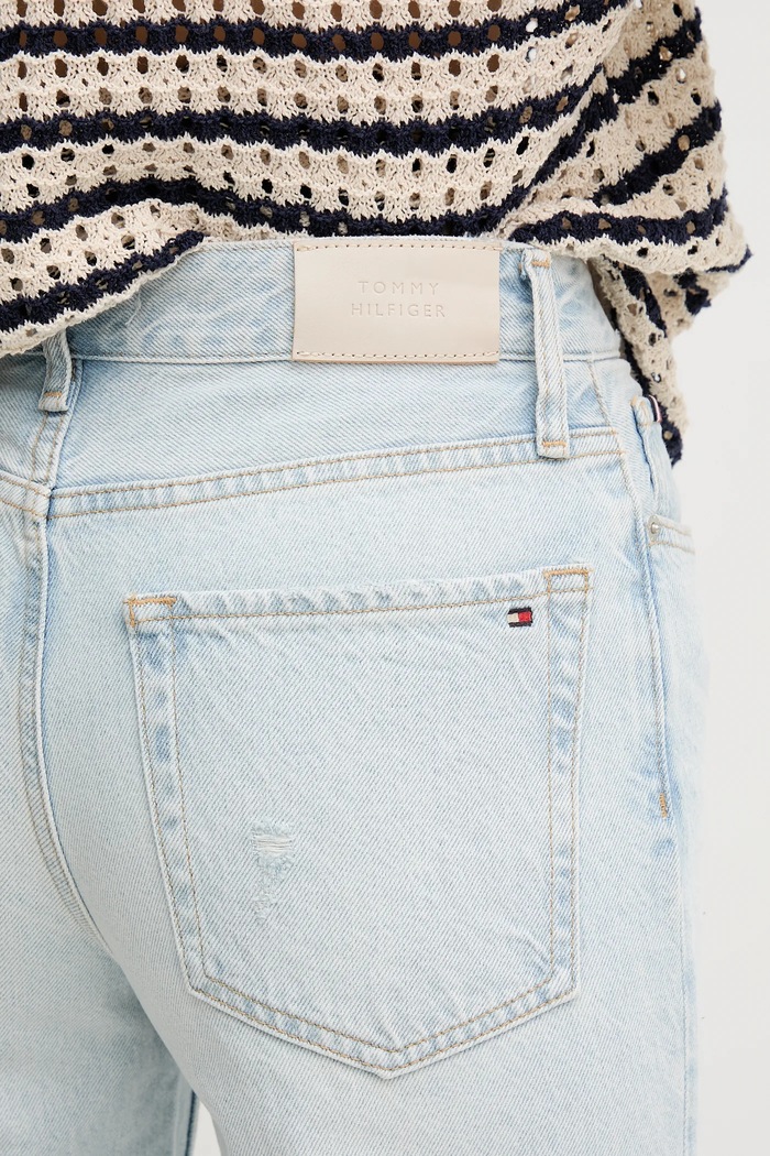 Jeansy Tommy Hilfiger WW0WW44370 niebieski
