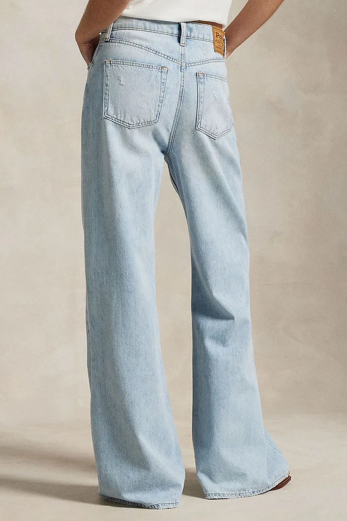 Odzież Polo Ralph Lauren jeansy 211959043 niebieski