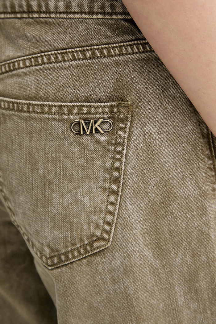 Дънки MICHAEL Michael Kors зелен MS590654LN