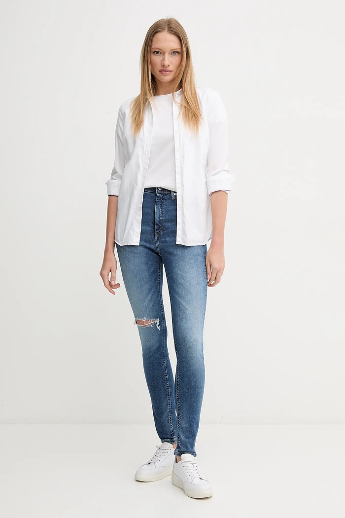 Calvin Klein Jeans farmer J20J225115 kék SS25