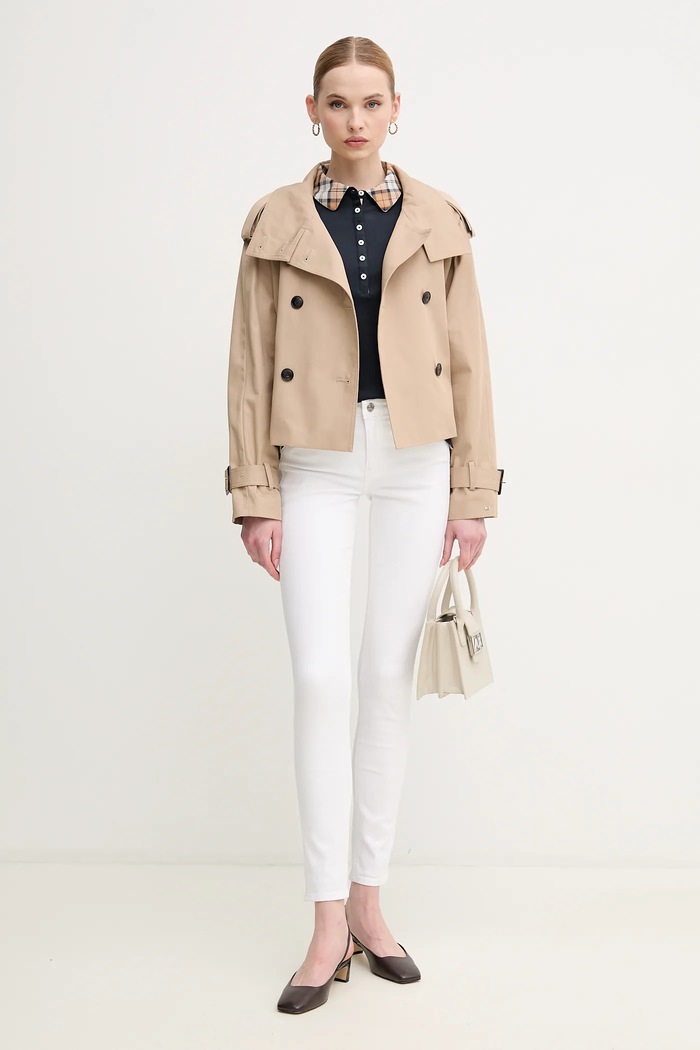 Rifle Calvin Klein Jeans J20J225120 biela SS25