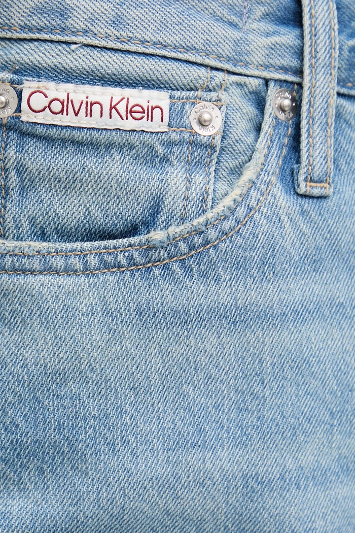 Rifle Calvin Klein Jeans modrá J20J225124