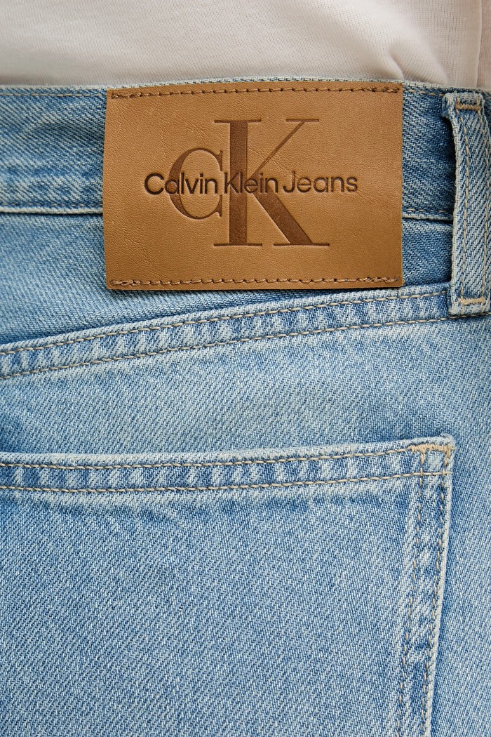 Rifle Calvin Klein Jeans modrá J20J225130