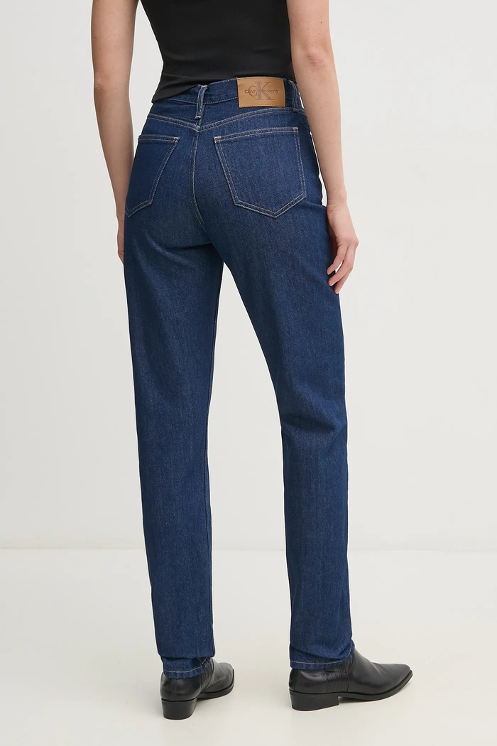 Oblečenie Rifle Calvin Klein Jeans J20J225138 tmavomodrá