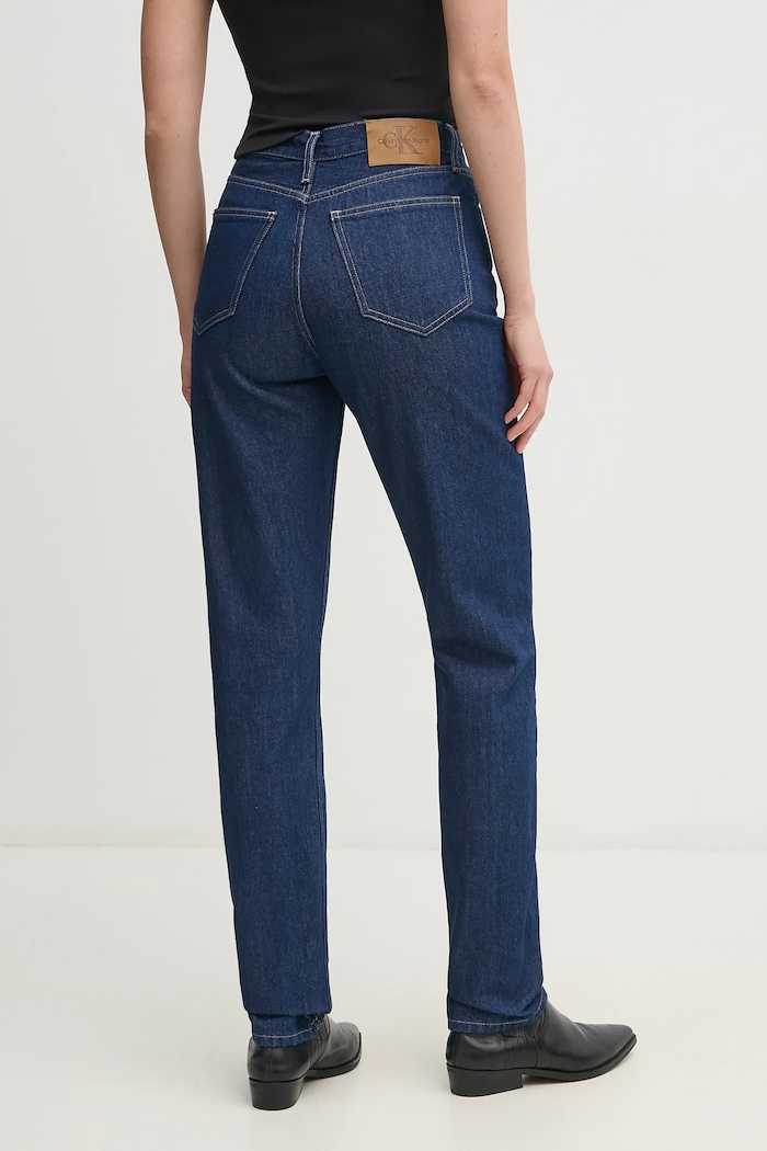 Oblečenie Rifle Calvin Klein Jeans J20J225138 tmavomodrá