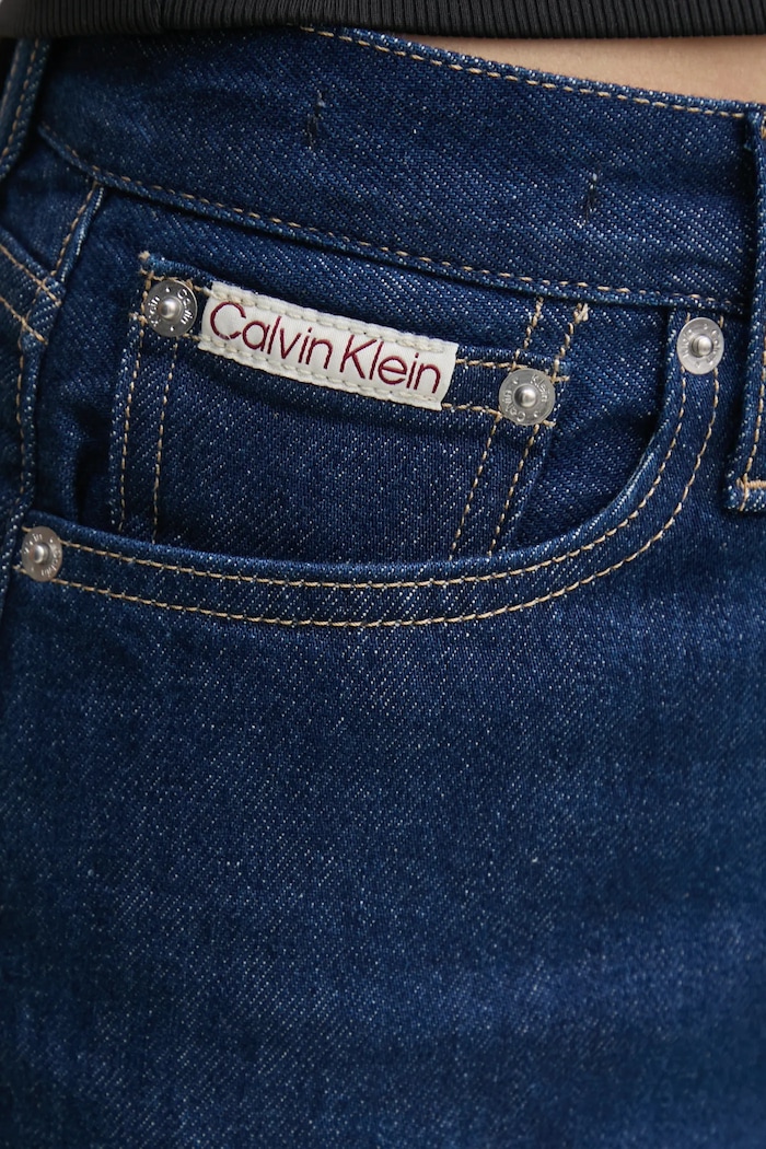Rifle Calvin Klein Jeans tmavomodrá J20J225138