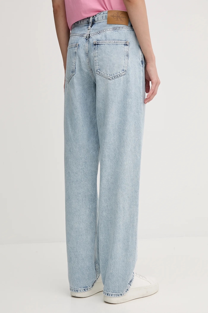Îmbrăcăminte Calvin Klein Jeans blugi J20J225504 albastru