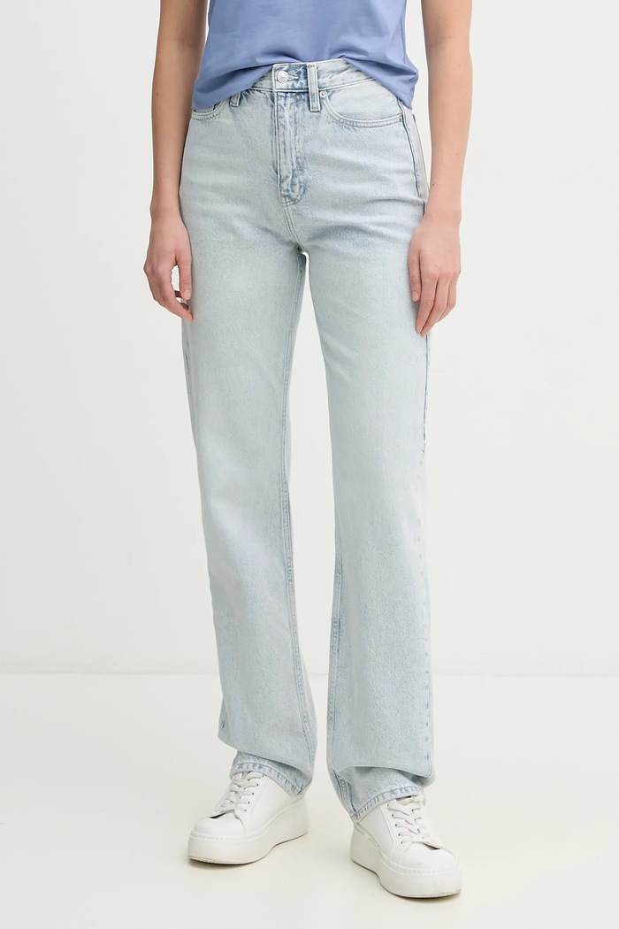 Bavlnené rifle Calvin Klein Jeans modrá J20J225132