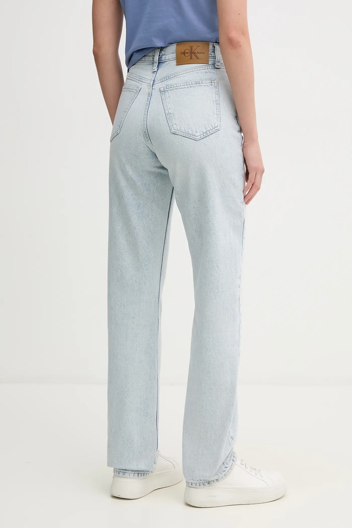 Oblečenie Bavlnené rifle Calvin Klein Jeans J20J225132 modrá