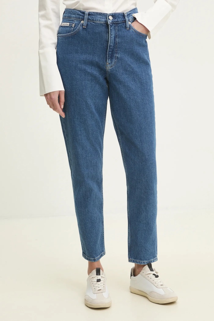 Džíny Calvin Klein Jeans Planet friendly modrá J20J225505