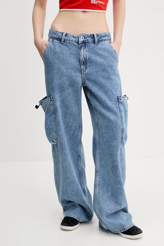 Τζιν παντελόνι Karl Lagerfeld Jeans Planet friendly μπλε A2W10043