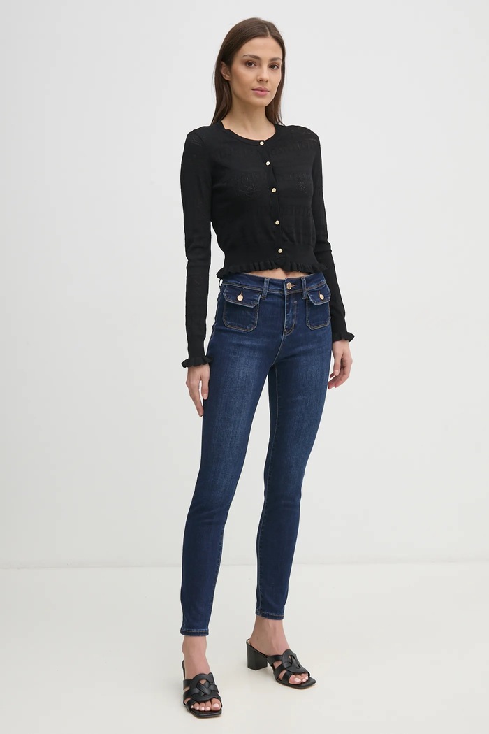 Gaudi jeansy 511BD26001 granatowy SS25