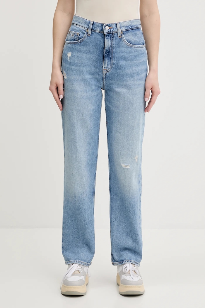 Rifle Tommy Jeans Planet friendly modrá DW0DW20013