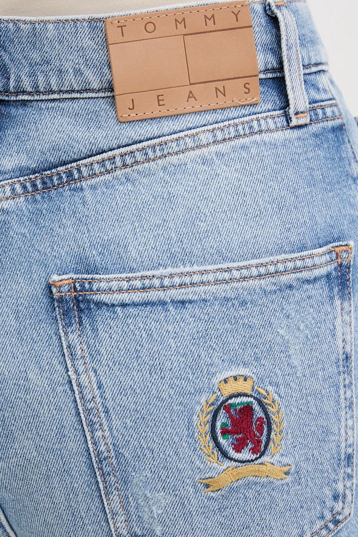 Rifle Tommy Jeans modrá DW0DW20013