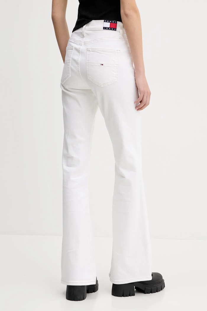 Odzież Tommy Jeans jeansy DW0DW20032 biały