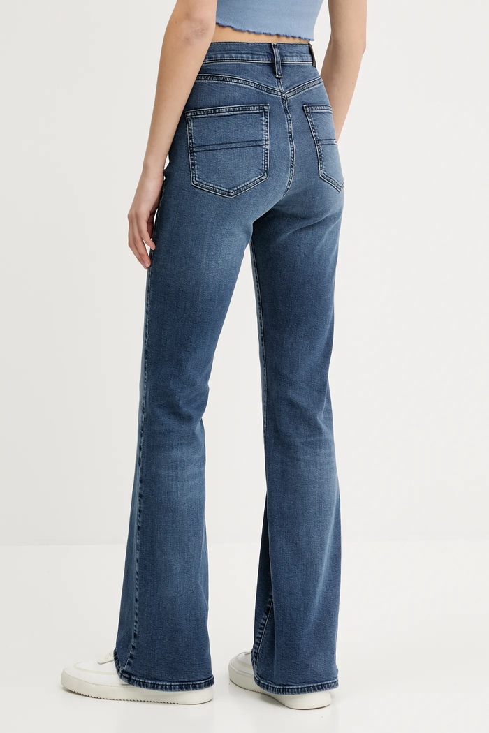 Odzież Tommy Jeans jeansy DW0DW20038 granatowy