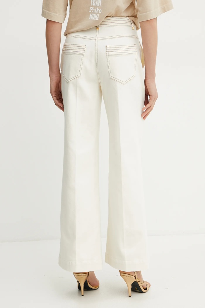 Odzież Marciano by Guess jeansy NAOMI 5GGA01.7297A beżowy