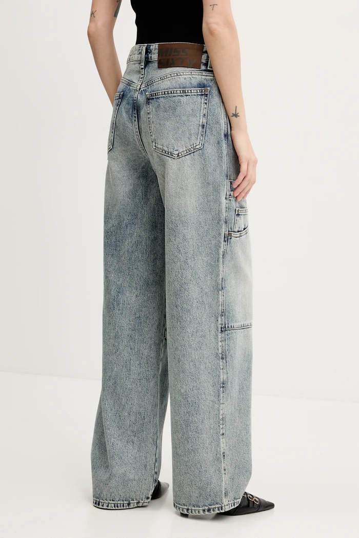 Odzież Miss Sixty jeansy 6S1JJ52900 niebieski