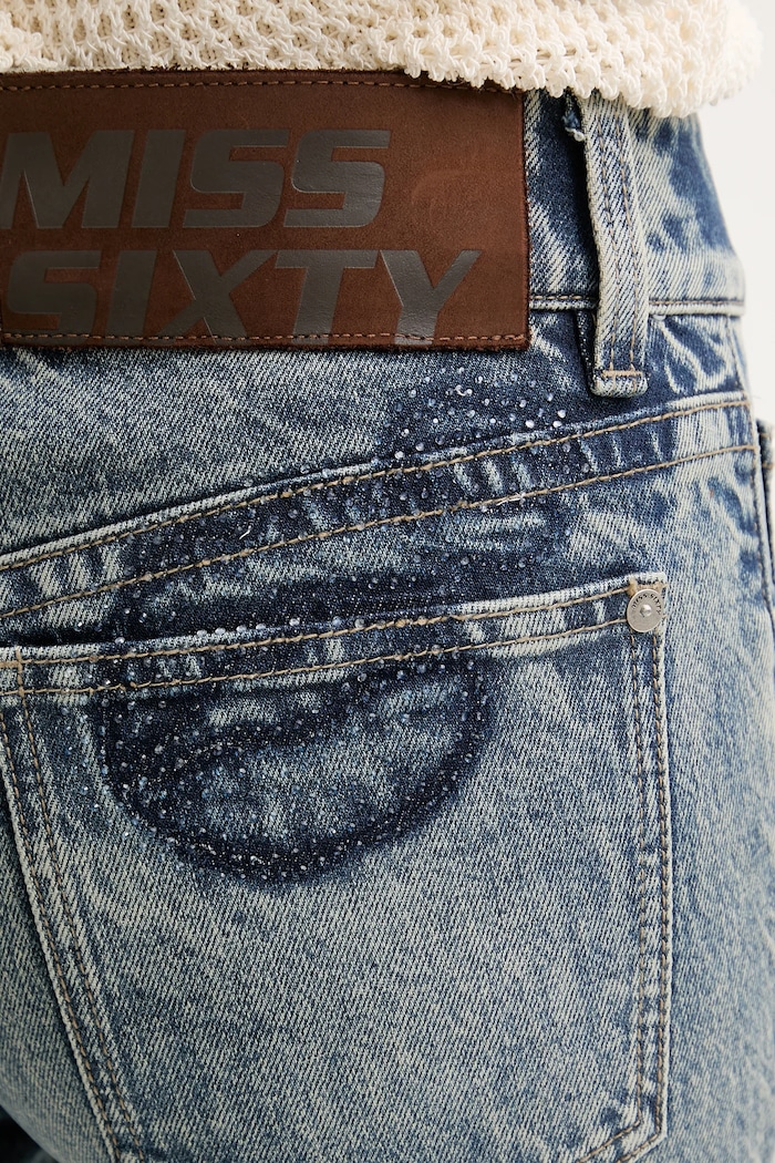 Miss Sixty jeansy niebieski 6S1JJ4910T