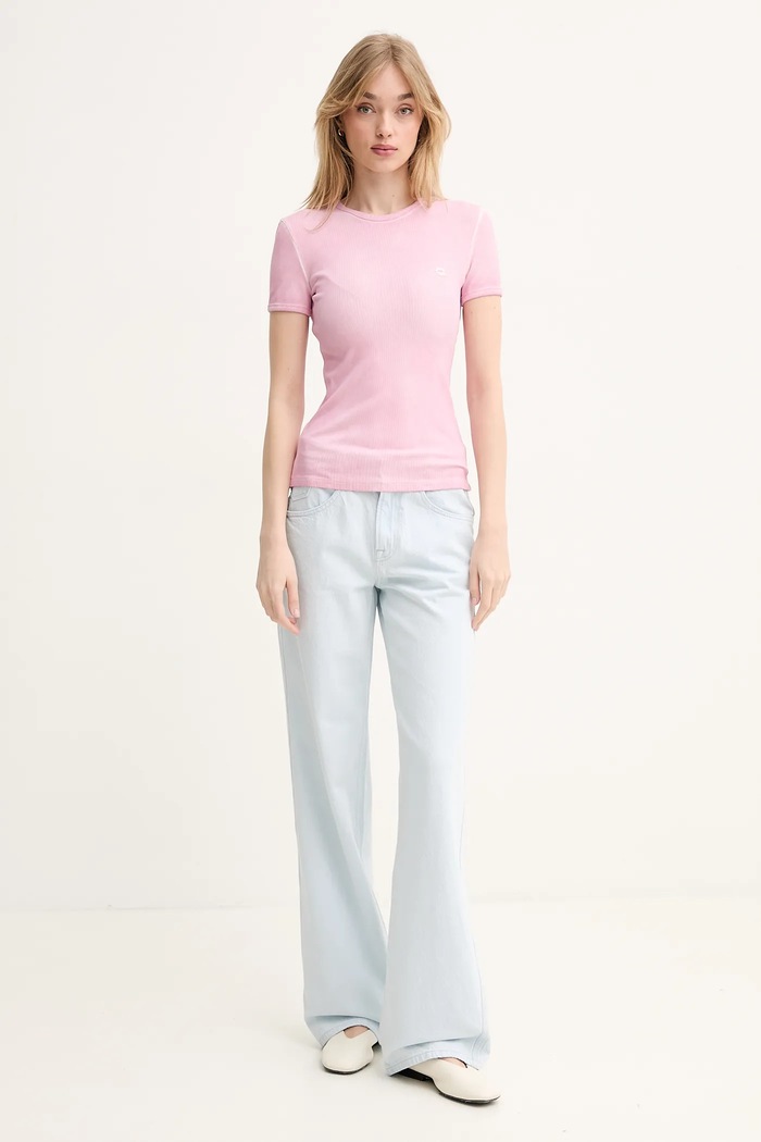 Miss Sixty jeansy bawełniane 6S1JJ3060T niebieski SS25