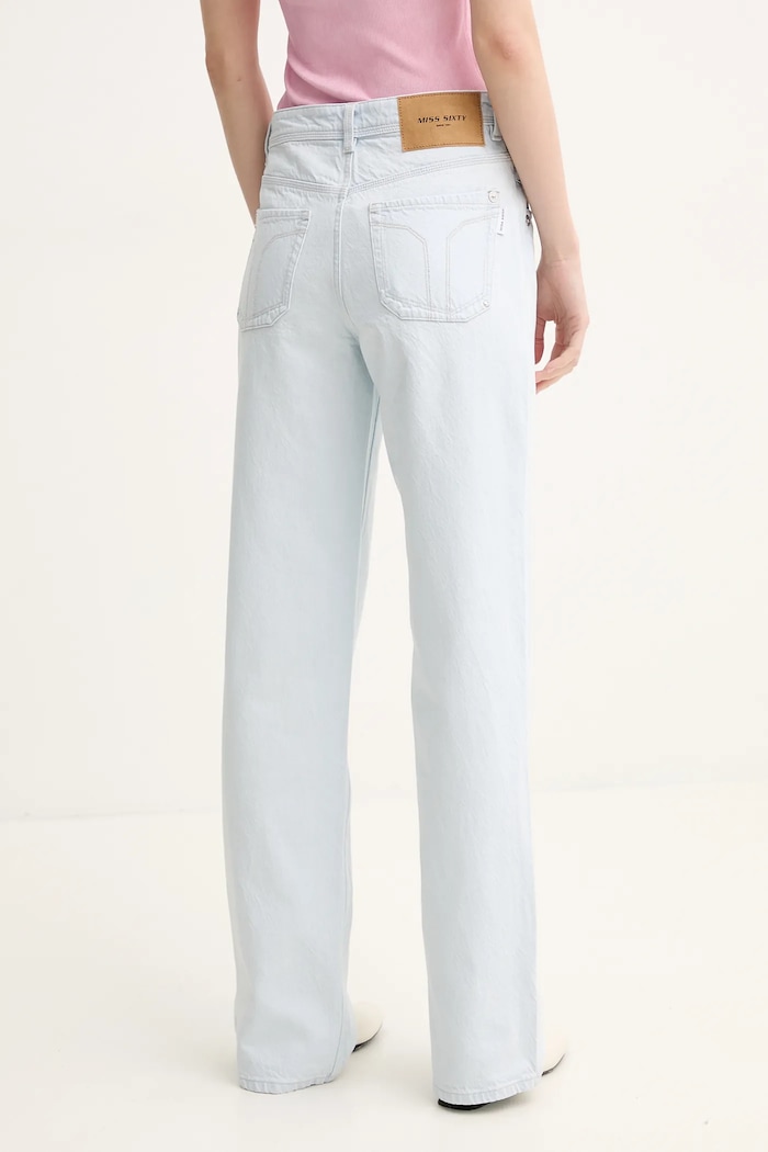 Odzież Miss Sixty jeansy bawełniane 6S1JJ3060T niebieski