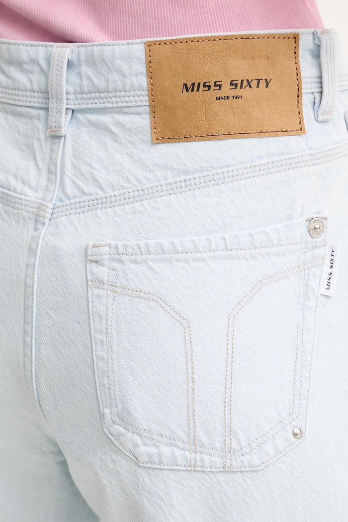 Miss Sixty jeansy bawełniane niebieski 6S1JJ3060T