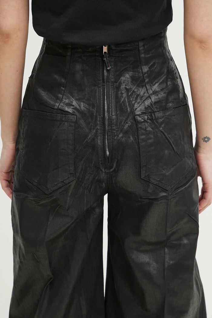 Rick Owens pantaloni Dirt Cooper DS01E3303.SCF nero