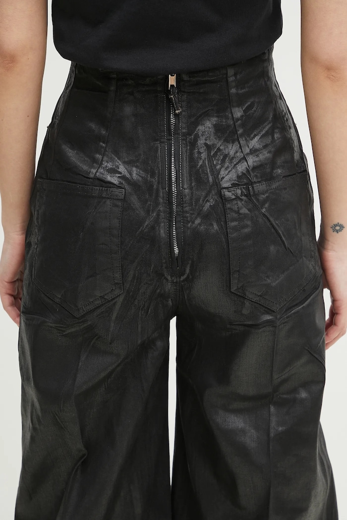 Rick Owens pantaloni Dirt Cooper DS01E3303.SCF nero