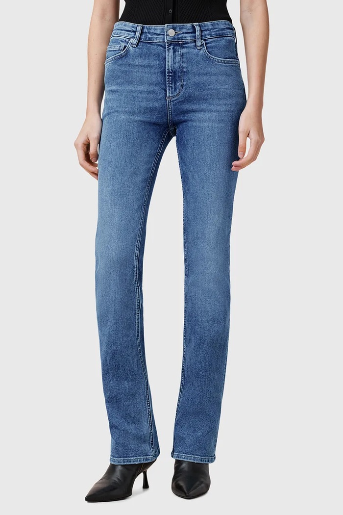 AllSaints jeansi HALDAN W010EC albastru SS25