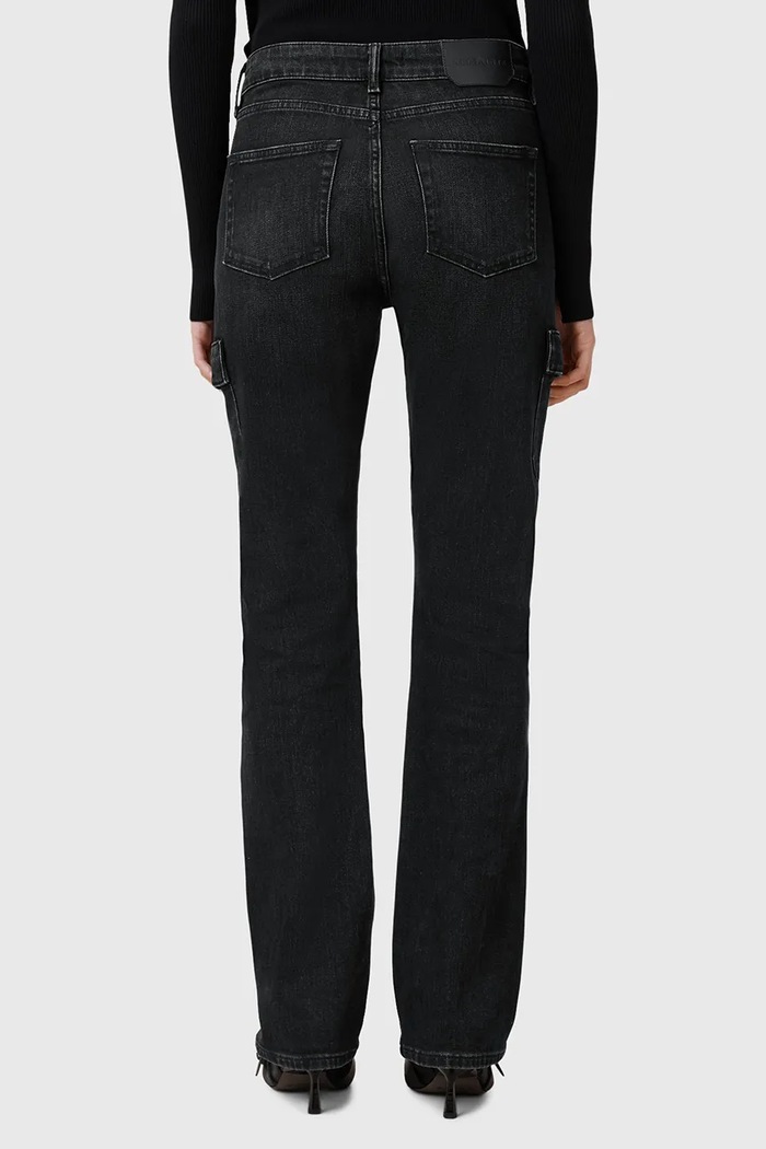 Džíny AllSaints HOLLIS W013EC černá