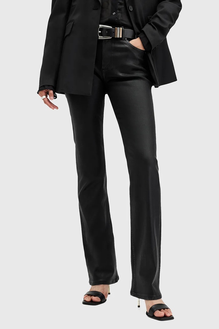 AllSaints jeansy HALDAN W014EC czarny SS25