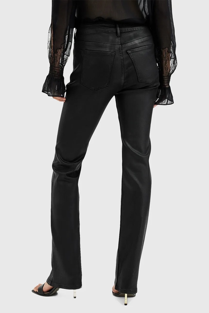 AllSaints jeansy HALDAN W014EC czarny