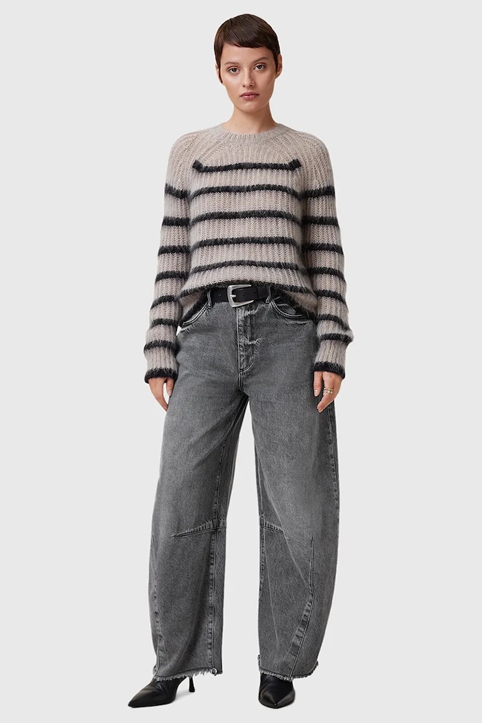 AllSaints jeansy bawełniane JETT W043EC