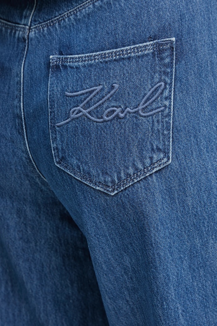 Дънки Karl Lagerfeld черен A2W10114