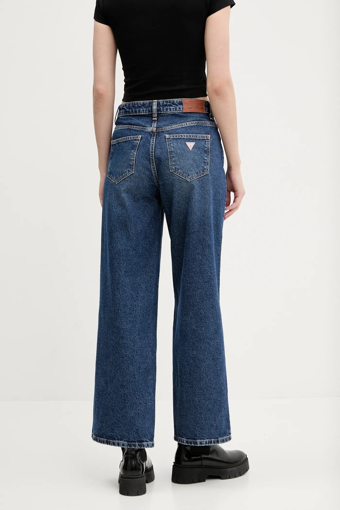 Oblečení Džíny Guess Jeans W5RA0Y.D5M42 námořnická modř