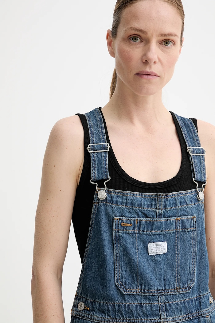 Дънков гащеризон Levi's UTILITY SHORTALL син 001UY