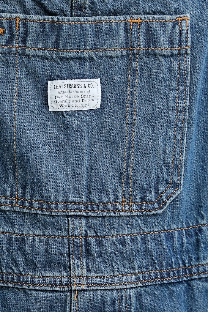 Дънков гащеризон Levi's UTILITY SHORTALL 001UY син