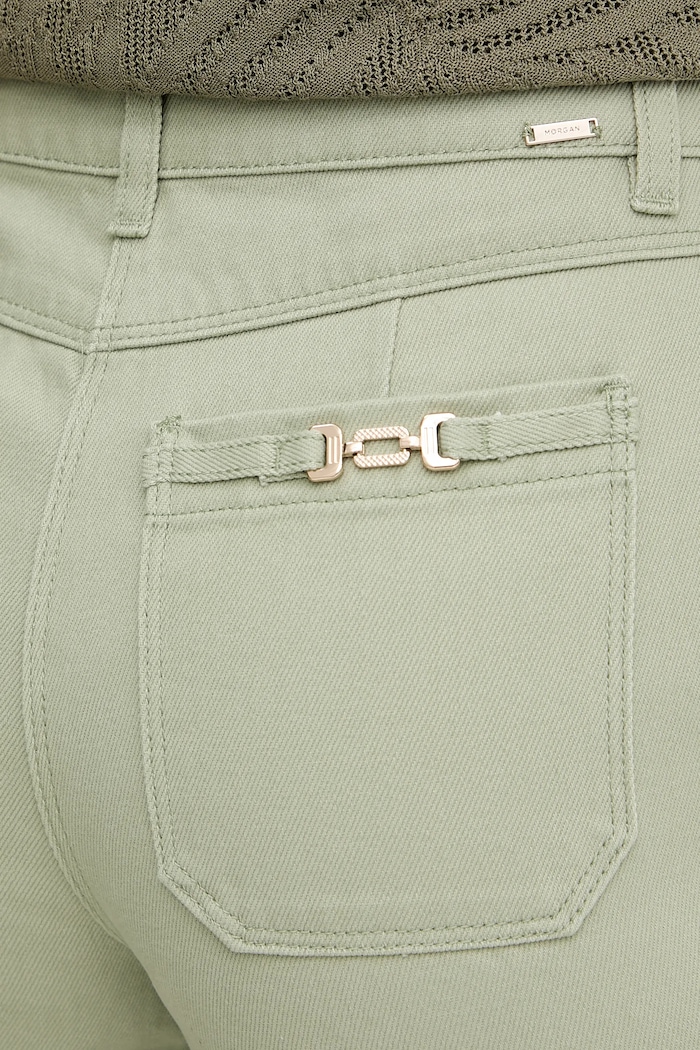 Morgan jeans PCLANA verde PCLANA
