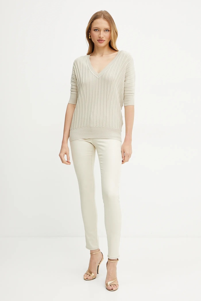 Morgan Jeans PEWELI PEWELI beige SS25