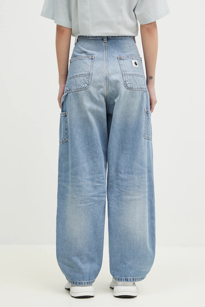 Abbigliamento Carhartt WIP jeans Brandon Double Knee Pant I034462.01UR blu