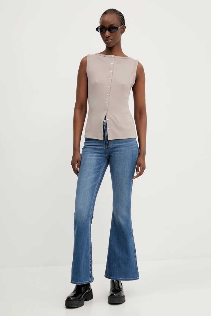 Hollister Co. jeansy KI355.4165.278 niebieski SS25