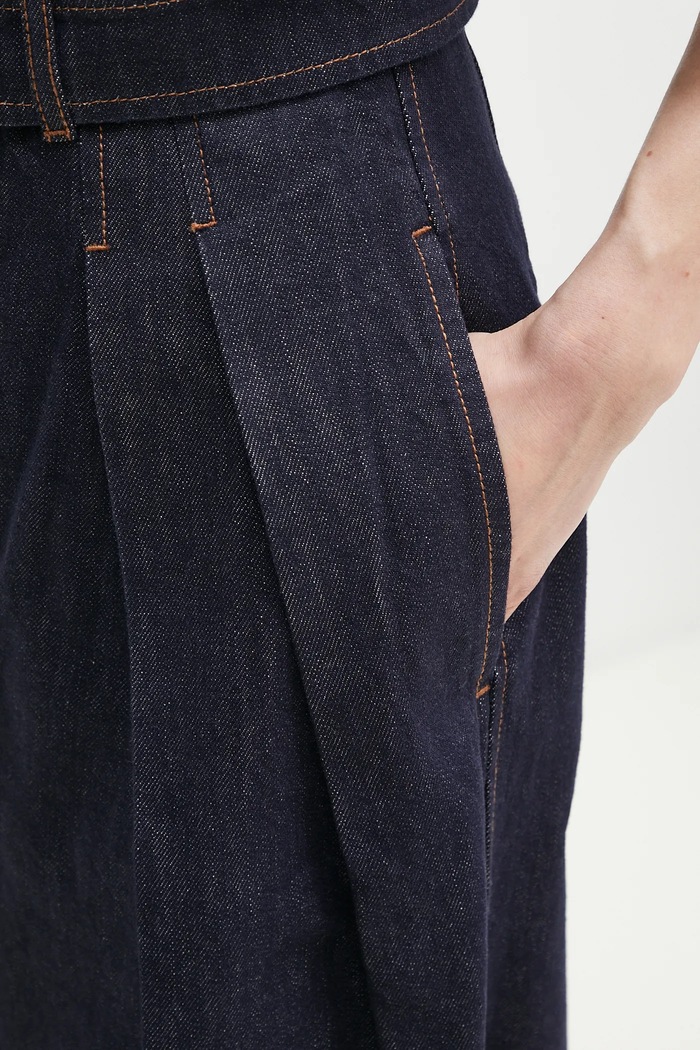 Sportmax cotton jeans Blanc navy 2512131045600