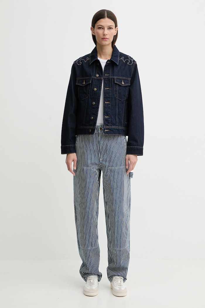 Τζιν παντελόνι A.P.C. Pantalon Gustav COHHG.M08484 μπλε SS25