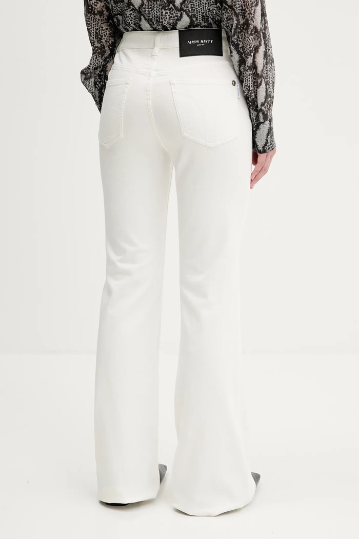 Odzież Miss Sixty Jeansy 6S1JJ3430T biały