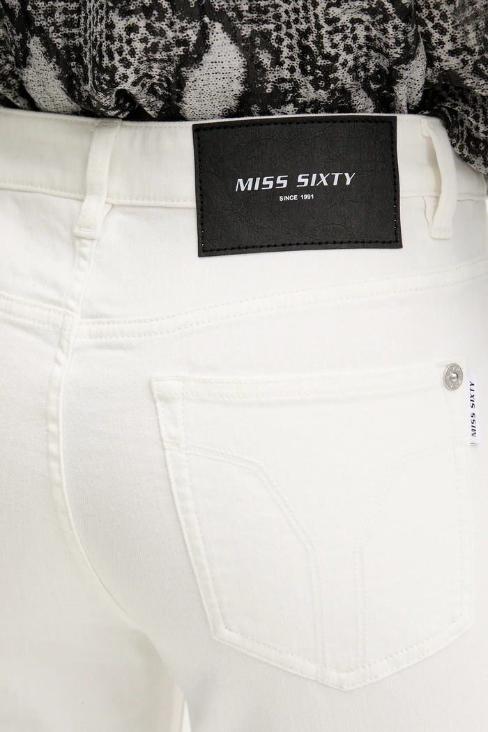 Jeansy Miss Sixty 6S1JJ3430T biały