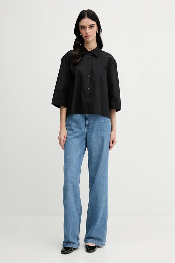 Sisley jeans 4RBXLF077 albastru SS25
