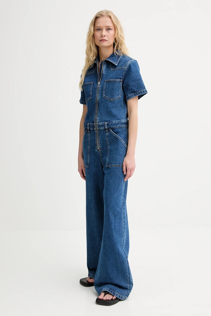 Rifľový overal Filippa K 31844.FK modrá SS25