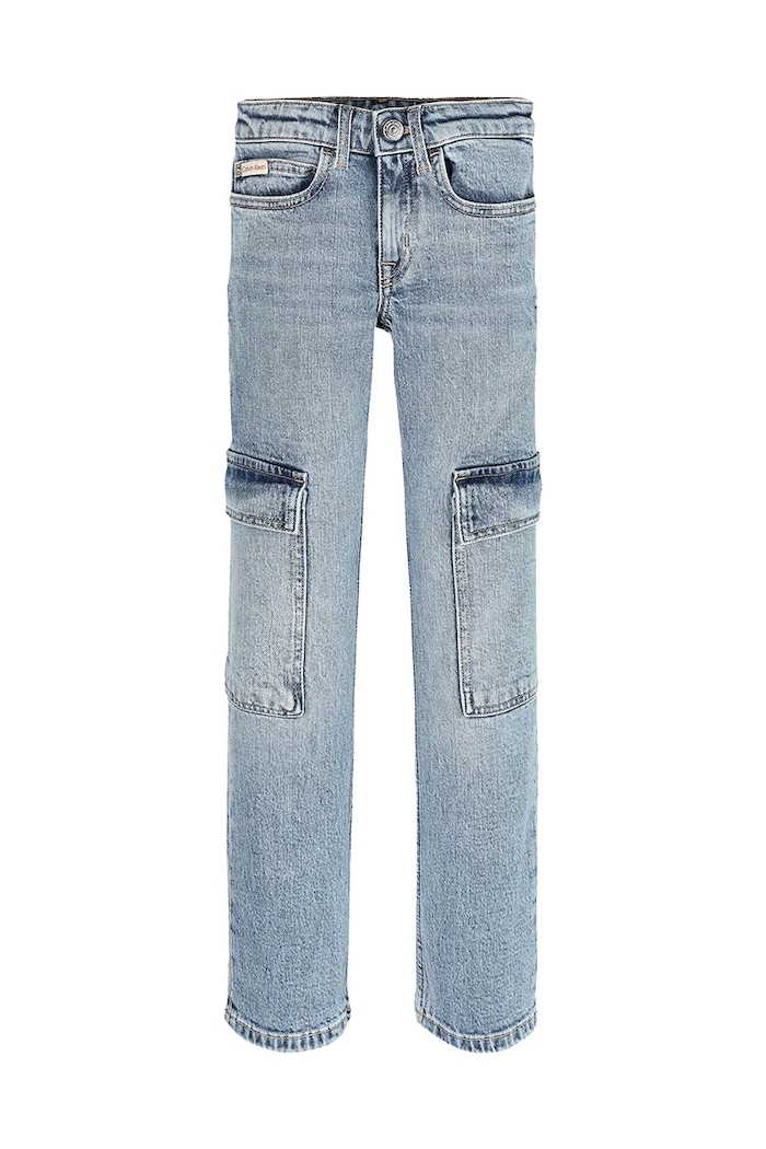 Calvin Klein Jeans jeans copii MR STRAIGHT IG0IG02705.PPYA albastru SS25